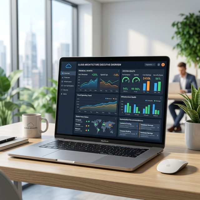 Cloud Architecture Executive Overview Dashboard